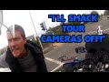 "I'll Smack Your Cameras Off!" UK Bikers vs Crazy, Angry People and Bad Drivers #116
