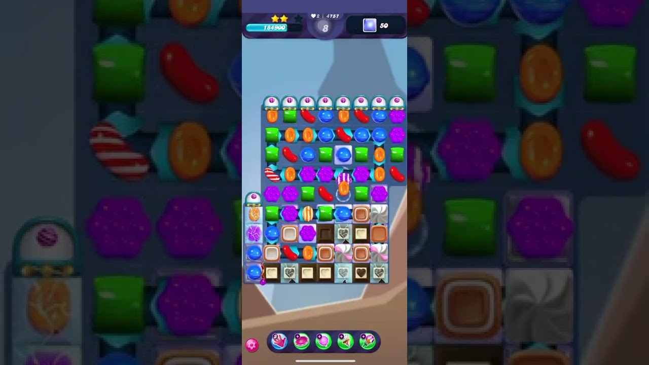 candy crush level 4757 done.