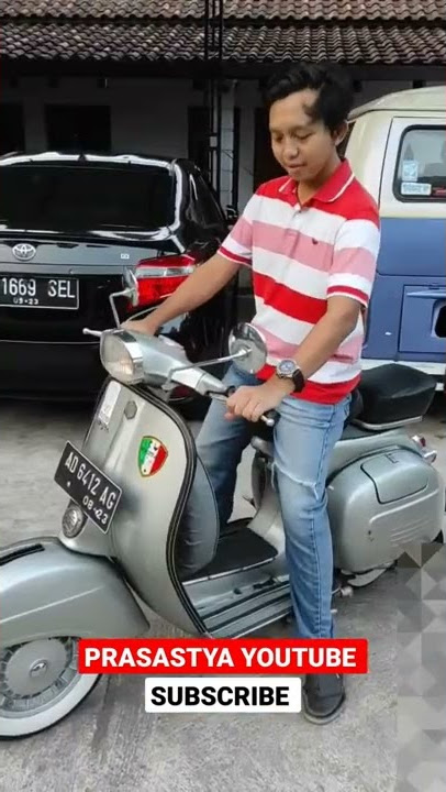 Jemput cewek naik Vespa #shorts #viralvideos