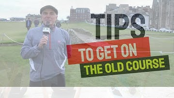 Tips On How To Get On and Play Golf at The Old Course in St  Andrews