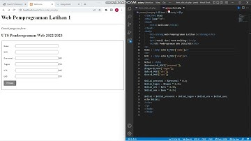 Membuat Form dan Menentukan Nilai - Nilai yang di Form di PHP