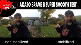 Akaso Brave 8 Firmware Update and SuperSmooth Stabilization Test