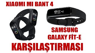 SAMSUNG GALAXY FİT-E &  XİAOMİ Mİ BANT 4 KARŞILAŞTIRMASI -KIYASMALASI
