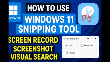How to Use Windows 11 Snipping Tool | Screen Record, Screenshot & Visual Search Tutorial (2025)