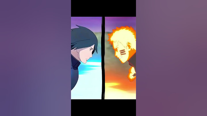 Isshiki Ôtsutsuki s'enfuit face à Naruto et Sasuke