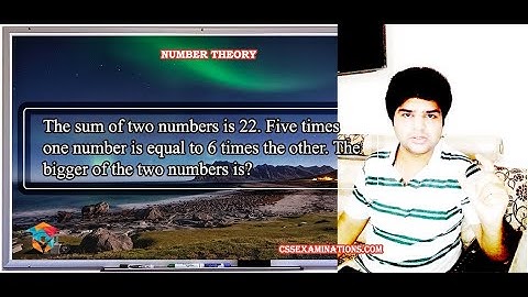 The sum of two numbers is 22. Five times one number is equal to 6 times the other