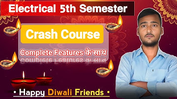 Electrical 5th Semester Crash Course 2025||🪔 Happy Diwali||Study mega point