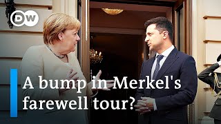 Merkel and Zelenskyy lock horns over Nord Stream 2 pipeline | DW News