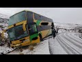 Conductor sucumbe al Hielo. Rescatando el Autobús.