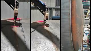 Laser Seam Tracking For Concrete Mixer Tank Welding