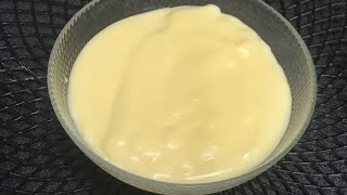 كريم باتسيير او الكاسترد (crème pâtissière ) بطريقة سهلة ومبسطة 