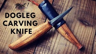 How to fit your own Spoon Carving knife  Part 1  Axing out the Handle