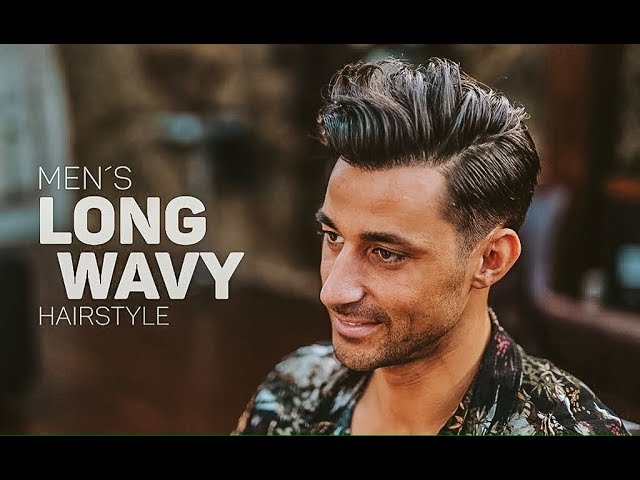 Long Wavy haircut. Men´s medium length hairstyle inspiration - thptnganamst.edu.vn