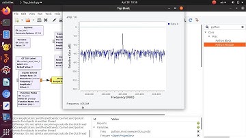 gnuradio function probe part2 | frequency sweep