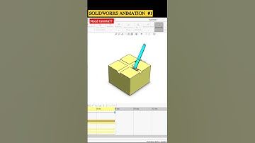 Solidworks animation Exercise - 1 #shorts #short