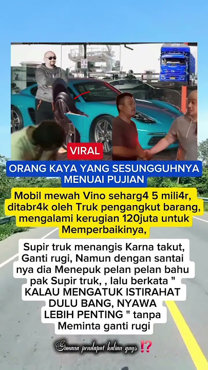 Manusia kaya harta dan hati,, harta nya berkah hatinya baik #fyp #fypreels #fypviral #jangkauan