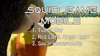 Mobile Squid Game - 03 Games compilation ( Tug of War | Red Light, Green Light | Sugar Honeycombs ) screenshot 1