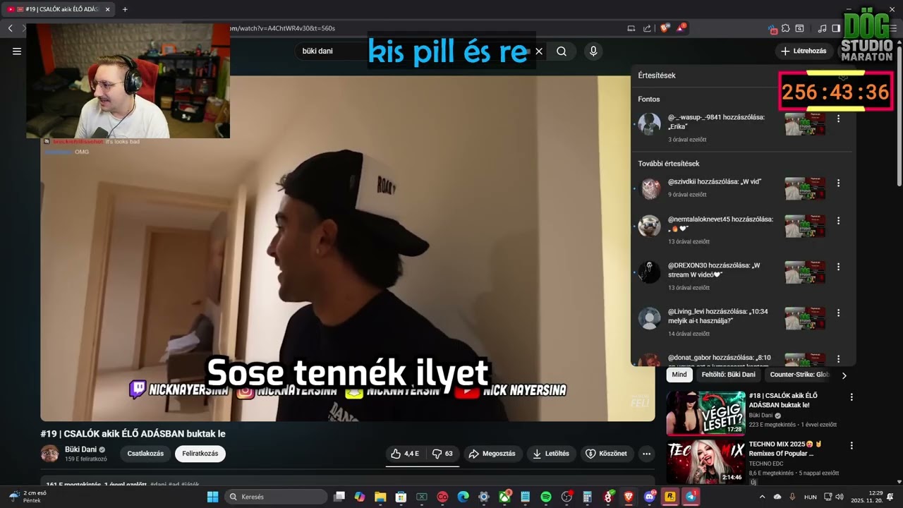 Dög Stúdió Subathon | Kick | 11/20/25 | Part 2 | Just Chatting