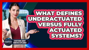 What Defines Underactuated Versus Fully Actuated Systems?