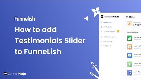 How to add a Testimonials Slider to Funnelish