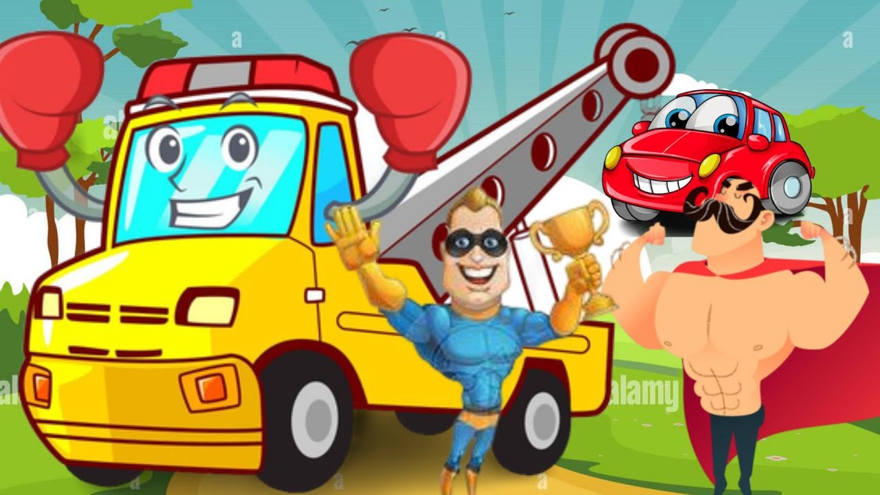 "Mighty Tow Truck Madness Unleashing Raw Power in Action/"Mighty Tow
