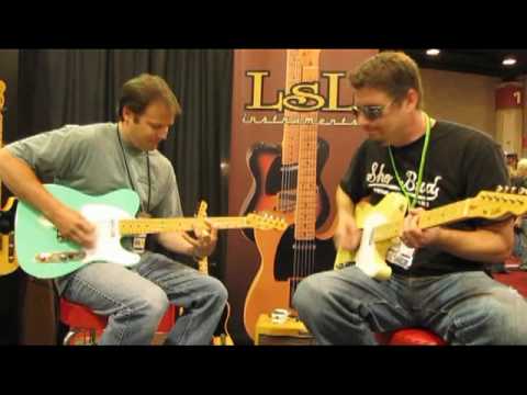 Matt Rae ane Forrest Lee Jr. at the LsL Booth - Su...