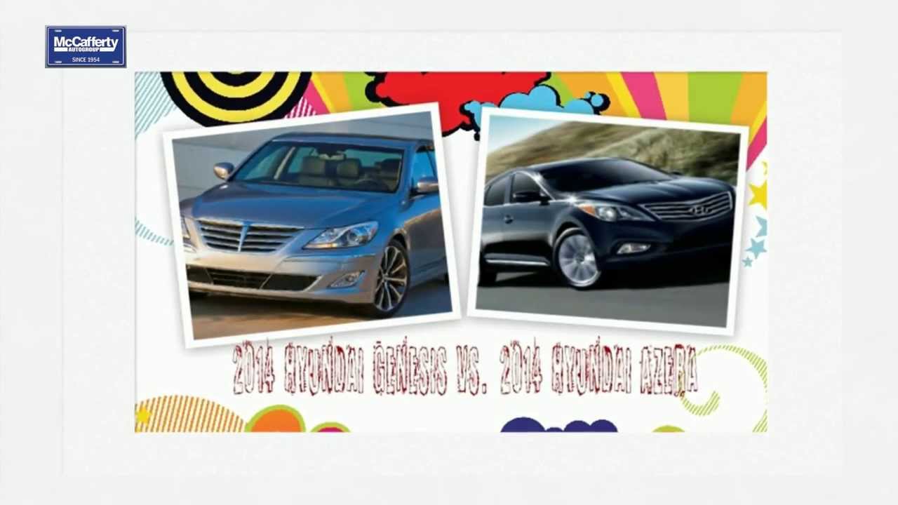 2014 Hyundai Genesis Vs. 2014 Hyundai Azera - YouTube