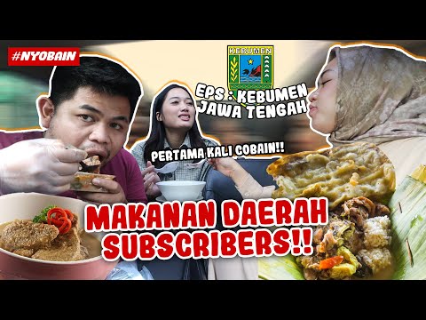 NYOBAIN MAKANAN DAERAH SUBSCRIBERS !!  EPS. KEBUMEN - TERNYATA SE-ENAK INI!!!