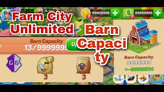 Farm City unlimited Barn Capacity  with Gameguardian 🔥🔥😍 2022 screenshot 3