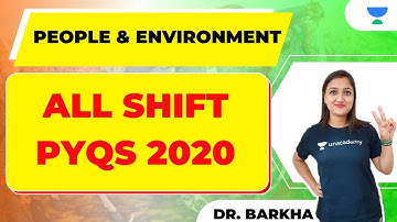 11:00 AM - Crack JRF 2021| People & Environment by Dr. Barkha | All Shift PYQs 2020