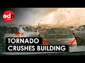 Dashcam Captures Moment Tornado Destroys Warehouse in Nebraska