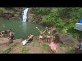 VR 360 Waimea Valley Waterfall.  Oahu, Hawaii