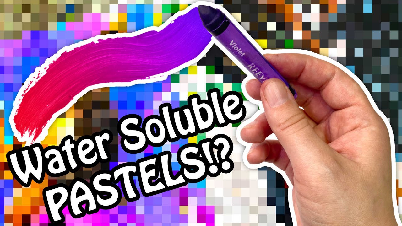 WATER SOLUBLE WAX PASTELS?! These Are AWESOME! 😱 