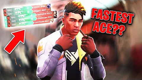 THE FASTEST ACE IN VALORANT YOU'LL EVER SEE !!