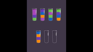 Cups - Water Sort Puzzle Level 6 / Level 7 Three stars