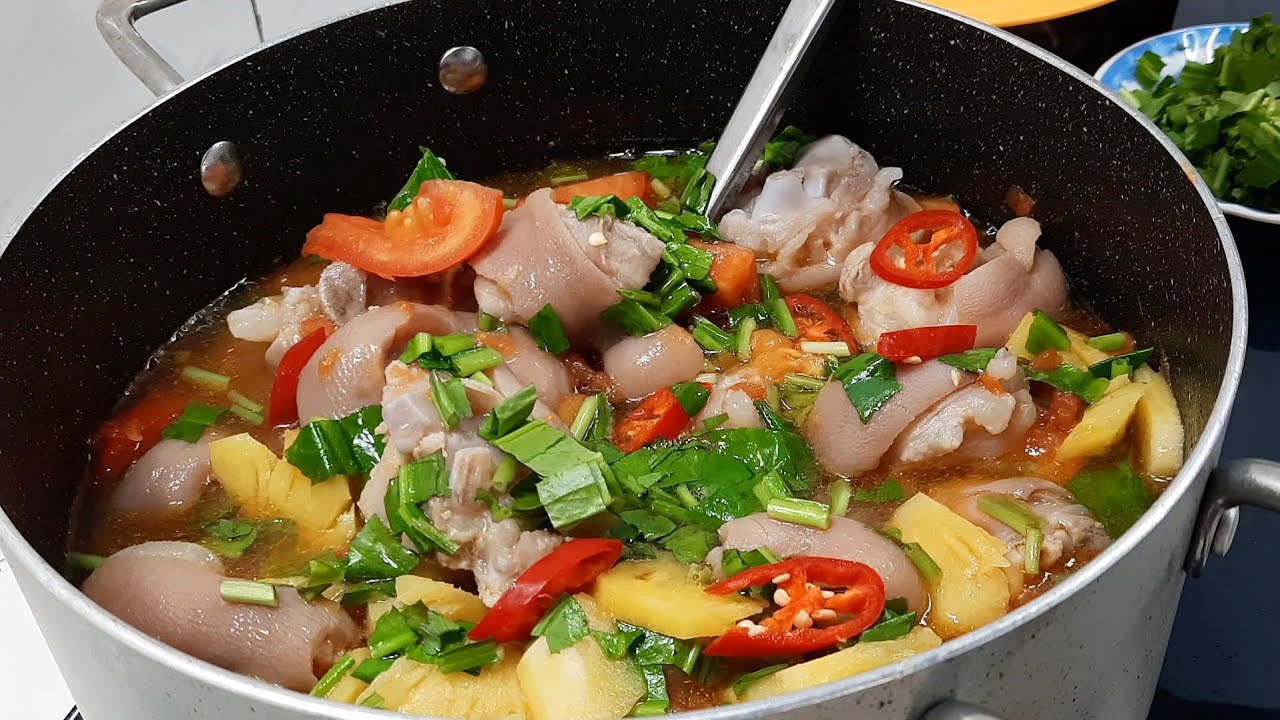 Giò Heo Nấu Món Này Ai Cũng Khen Sao Ngon Quá Vậy, Thơm Ngọt, Chua Thanh Lại Ngon Nữa, phùng bắc tv