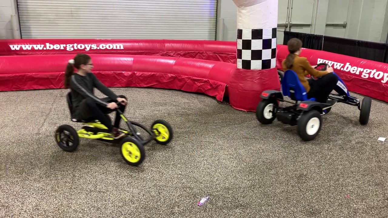 The BERG Pedal Kart was a big hit at the 2020 Cincinnati Auto Expo