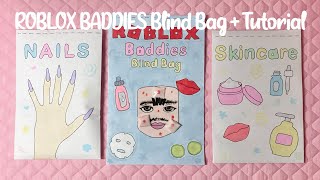 🫧tutorial🫧 roblox skincare baddies blind bag ✨ | paper diy | ASMR | applefrog