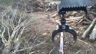 John Deere log loader 2154