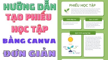 Tạo phiếu học tập trên Canva đơn giản | Nguyễn Huệ