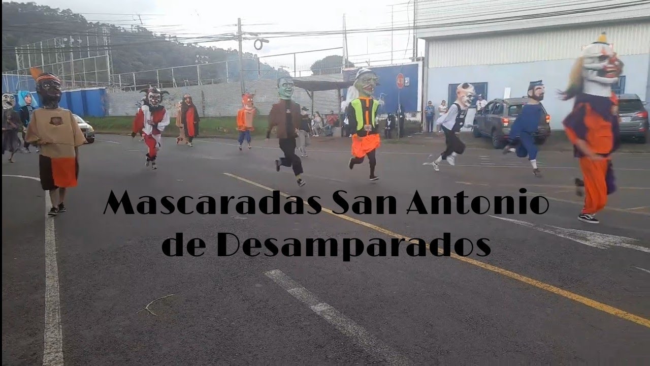 Mascarada costarricense 🇨🇷 💣👺🤡💀( San Antonio , Desamparados)