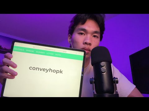 asmr trigger words you've never heard before