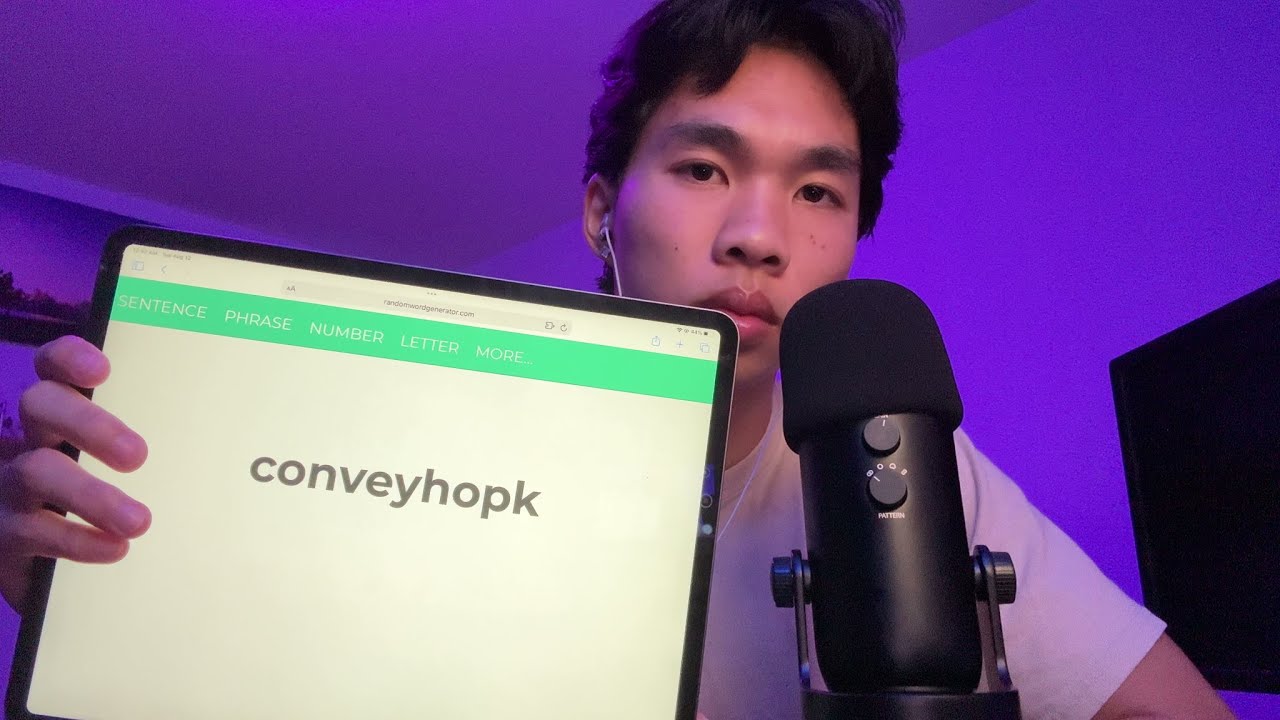 asmr trigger words you've never heard before