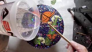 Full Resin Wall-hang Tutorial | Create With Me | Bay Witch Blooming | Resin Tutorial