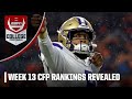 🚨 CFP RANKINGS 1-25 REVEALED 🚨 Washington jumps FSU to enter the TOP 4 👀 | ESPN College Football