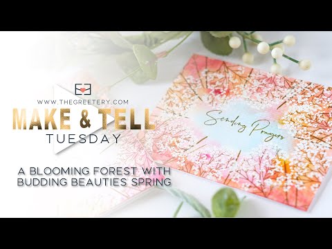 Make & Tell Tuesday: Budding Beauties Spring Forest
