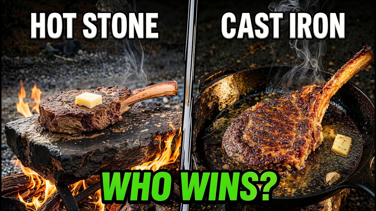 I Tested Hot Stone vs Cast Iron for Tomahawk Steak – The Results Surprised Me