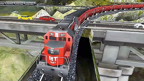 Hill Train Simulator 2021 - Train Games - Level 15