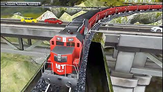 Hill Train Simulator 2021 - Train Games - Level 15