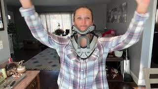 Cervical Collar by Orthomen  - Adjustable Soft Neck Brace - Relieves Pain and Pressure in Spine screenshot 3